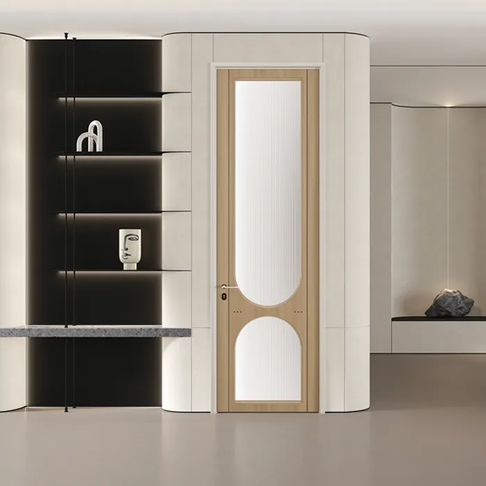 interior glass swing doors